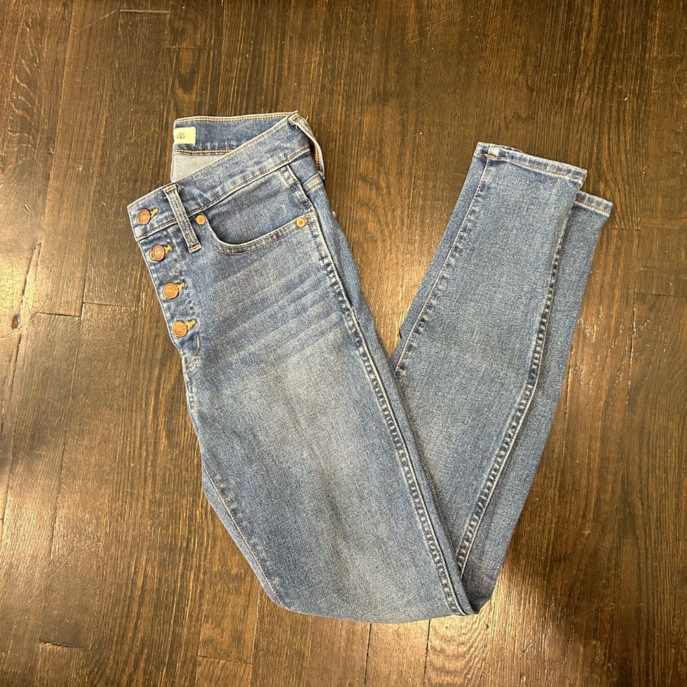 Madewell 10” High Rise Skinny Jeans, 26